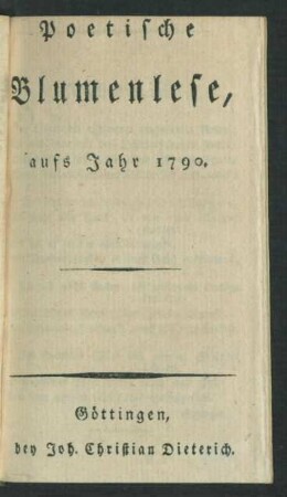 1790: Mvsen Almanach