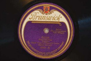 Élégie : (Song of mourning) / Massenet