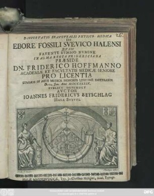 Dissertatio Inavgvralis Physico-Medica De Ebore Fossili Svevico Halensi