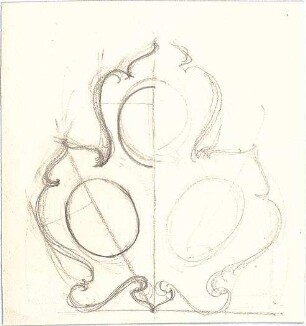 Gmelin, Leopold; Sammlung Gmelin: Handzeichnungen - Folio 8 - Ätzung (Ansicht)