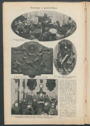 Homenaje al general Roca