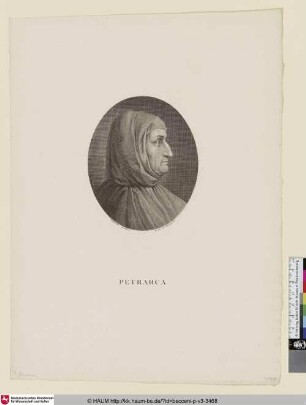 Petrarca [Porträt des Petrarca]