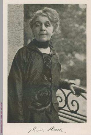 Porträt von Ricarda Huch