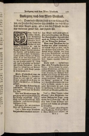 277-286, Auslegung nach dem Wort-Verstand