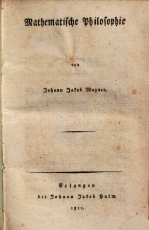 Mathematische Philosophie
