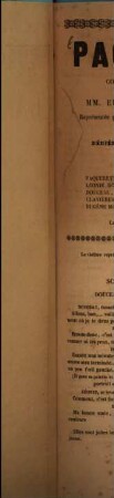 Paquerette : comédie en 1 acte, mêlée de couplets