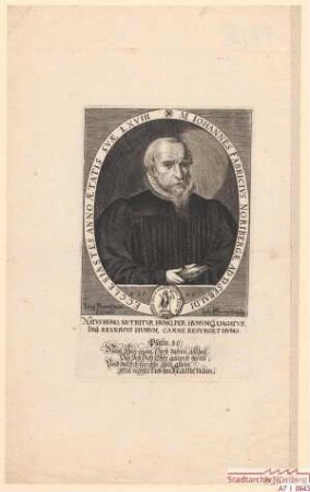 M. Johann Fabricius, Pfarrer bei St. Sebald