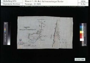 Grube Tannenberg (Zinn-Wolfram) bei Tannenbergsthal, Bohrung unter der Tannenberg Pinge