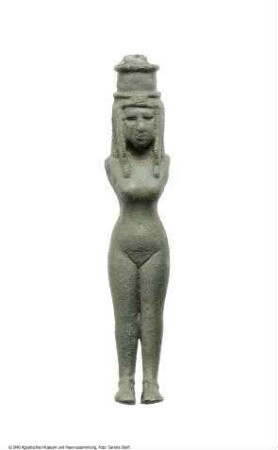 Statuette einer nackten Frau