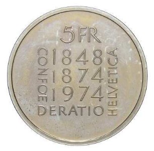 Schweiz: 1974 100 Jahre Verfassung