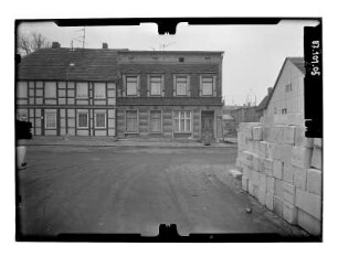 Plau am See, Markt 18. Straßenfront