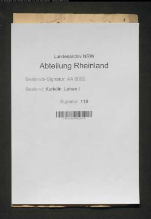 Bruchstück eines Lehnprotokolls