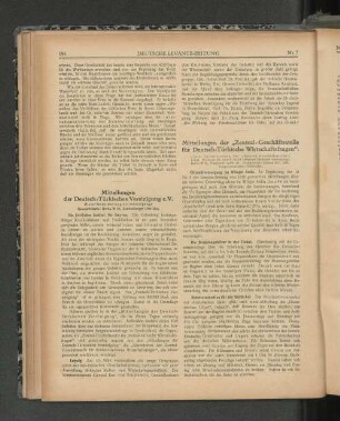 Mitteilungen der Deutsch-Türkischen Vereinigung e.V.