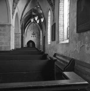 Strausberg, Predigerstraße 2. Marienkirche (um 1250, 1341/1342 Renovierung, ab 1448 Umbau). Seitenschiff