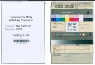 Entnazifizierung Luise Boelling , geb. 22.06.1903 (Kassiererin)