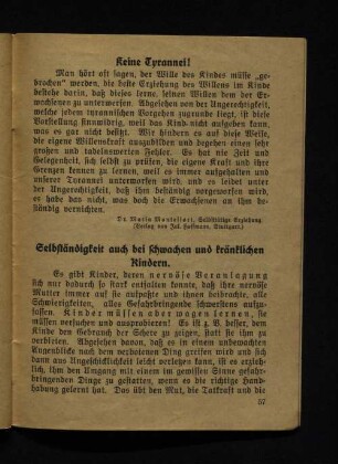 Keine Tyrannei!