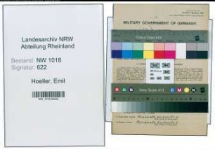 Entnazifizierung Emil Hoeller , geb. 25.07.1908 (Lagerarbeiter)