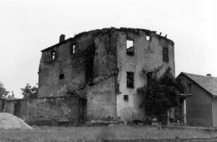 Schönteichen-Hausdorf. Rausch Mühle, nach dem Brand