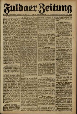 Ausgabe vom Dienstag, den 03. Dezember 1918.