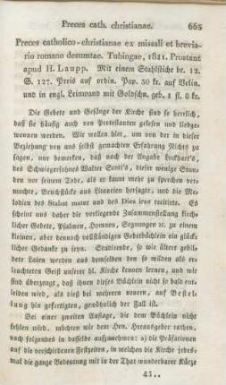 665-666 [Rezension] Preces catholico-Christianae
