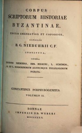 Constantini Porphyrogeniti imperatoris de cerimoniis aulae Byzantinae libri duo : graece et latine. 2