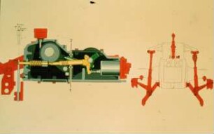 Schemazeichnung: Maschinenelement, Hydraulik, Hydraulikzylinder, Dreipunktaufhängung, Hubwerk