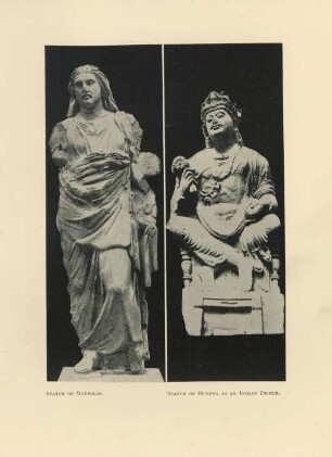 Statue of Mausolas. Satue of Buddha as an Indian prince