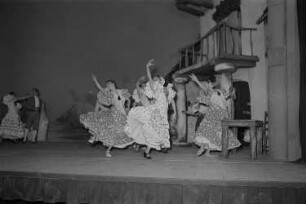 Szenenbilder eines Ballettabends mit den Ballettstücken "Goya-Suite", "Der Dreispitz" von Manuel de Falla und "Spanische Tänze" an der Komischen Oper Berlin : Szenenbild