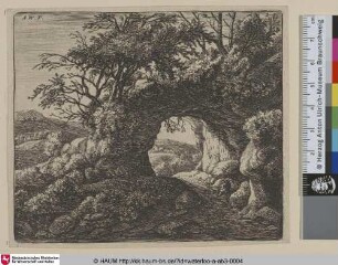 [Ein durchbrochener Felsen; The pierced rock]