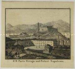 Porto Ferrajo und Palast Napoleons (Nr. 870 einer Folge zu den Befreiungskriegen)