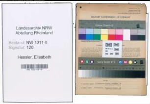 Entnazifizierung Elisabeth Hessler , geb. 01.01.1898 ()