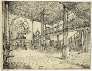 Leibnizhaus in Hannover, Diele