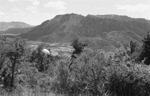 Bergformation : Blick auf eine Bergformation des Chercher-Gebirges.