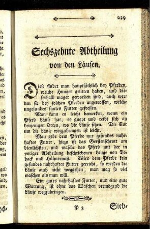 Sechszehnte Abtheilung von den Läufen.