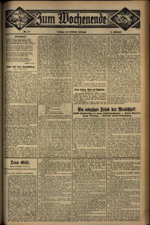Dritte Ausgabe vom Sonntag, den 02. Februar 1930.
