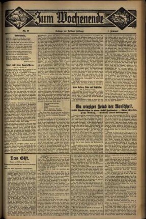 Dritte Ausgabe vom Sonntag, den 02. Februar 1930.
