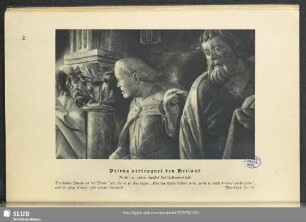 Petrus verleugnet den Heiland
