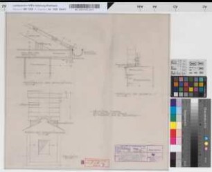 Aufstockung des Stationsgebäudes Dortmunderfeld: Details, M. 1:5 Hgv, Sknr.: 1, Fanr.: 4, Bunr.: 7