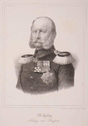 Bildnis von Wilhelm I. (1797-1888), Deutscher Kaiser und König von Preußen