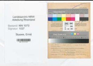 Entnazifizierung Ernst Stuewe , geb. 16.05.1901 (Friseur)