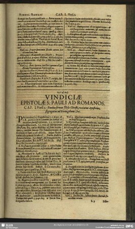 Vindiciae Epistolae S. Pauli Ad Romanos