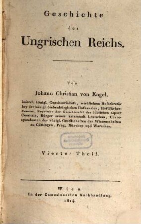 Geschichte des Ungrischen Reichs, 4