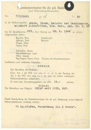 Abele, Franz
