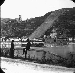 Kaub, Burg Gutenfels und Pfalzgrafenstein