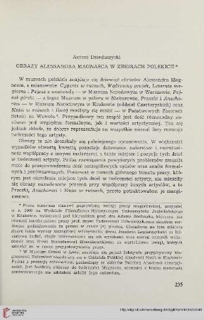 8: Obrazy Alessandra Magasca w Zbiorach Polskich