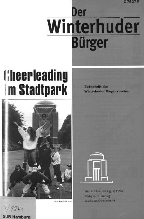 Heft 4 / Juli und August 1996 : Zeitschrift des Winterhuder Bürgervereins