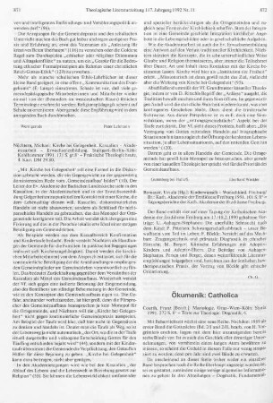 872-873 [Rezension] Mariologie