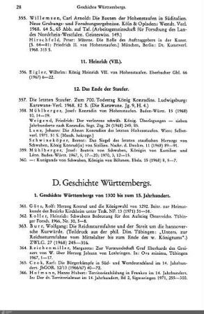 12. Das Ende der Staufer
