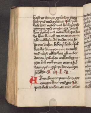 Fünf kurze Gebete an Gott Vater