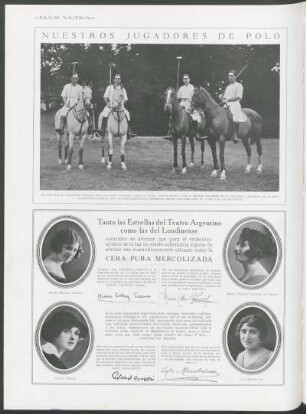 Nuestros jugadores de polo